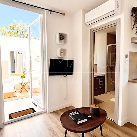 Proche Gare, 5 Min Du Midi, Studio, Terrasse - Palmazur Lägenhet *