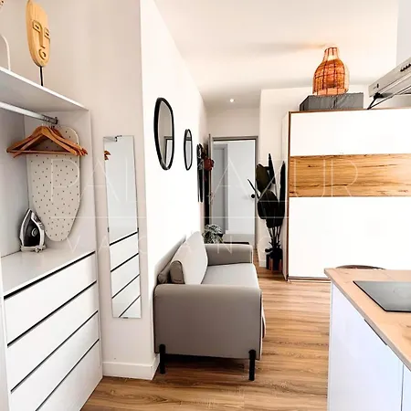 Lägenhet Proche Gare, 5 Min Du Midi, Studio, Terrasse - Palmazur Cannes